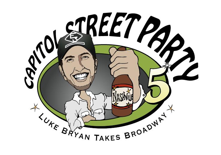 LUKE BRYAN TAKES OVER BROADWAY FOR CAPITOL STREET PARTY!