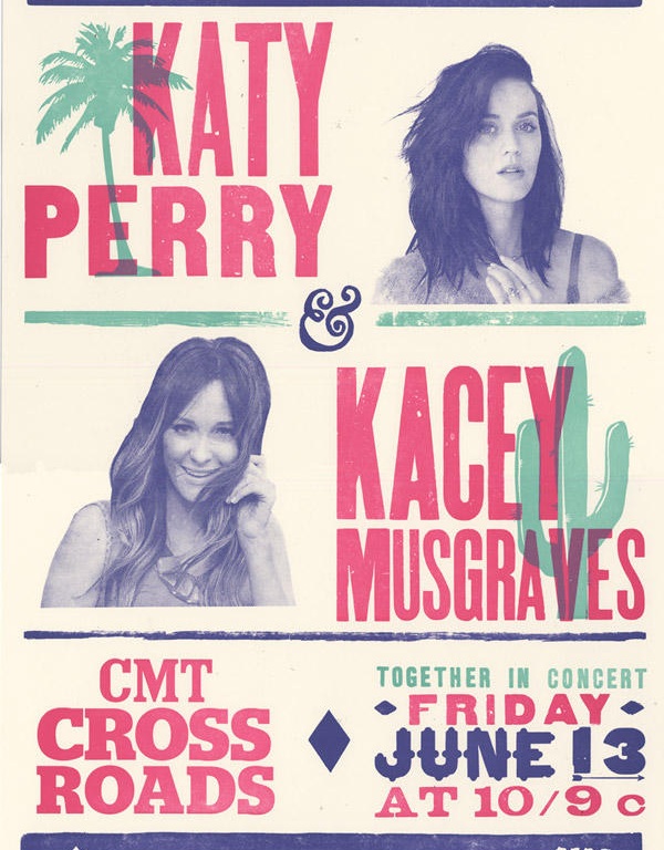 KACEY MUSGRAVES AND KATY PERRY TEAM UP FOR ‘CMT CROSSROADS.’ (NEWS)