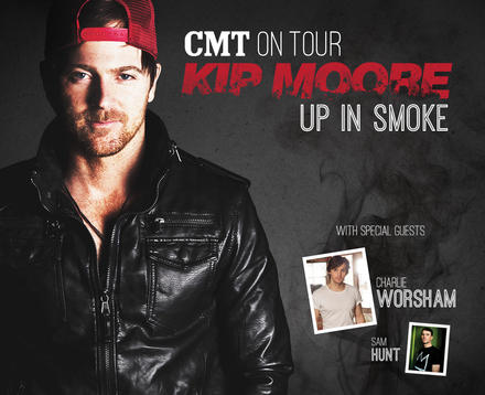 KIP MOORE READIES UP IN SMOKE TOUR AND RELEASES FIVE SONG EP. (PRESS RELEASE)