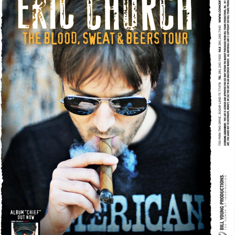 ERIC CHURCH LAUNCHES HIS ‘BLOOD, SWEAT & BEERS’ TOUR! (AUDIO)