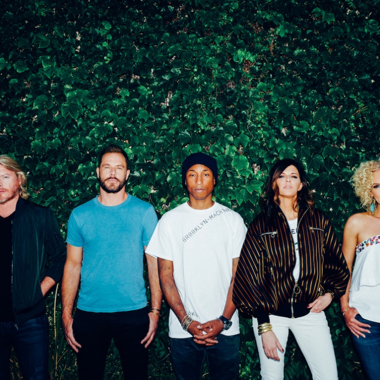 LITTLE BIG TOWN PARTNER WITH THE VOICE’S PHARRELL WILLIAMS TO RELEASE NEW MUSIC.