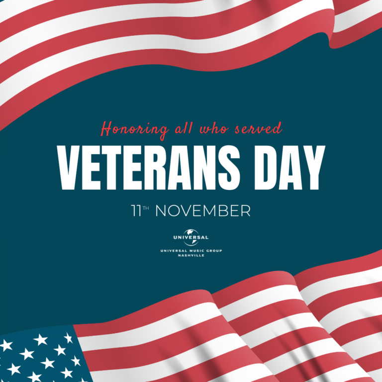 HAPPY VETERAN’S DAY FROM UMG NASHVILLE (AUDIO)